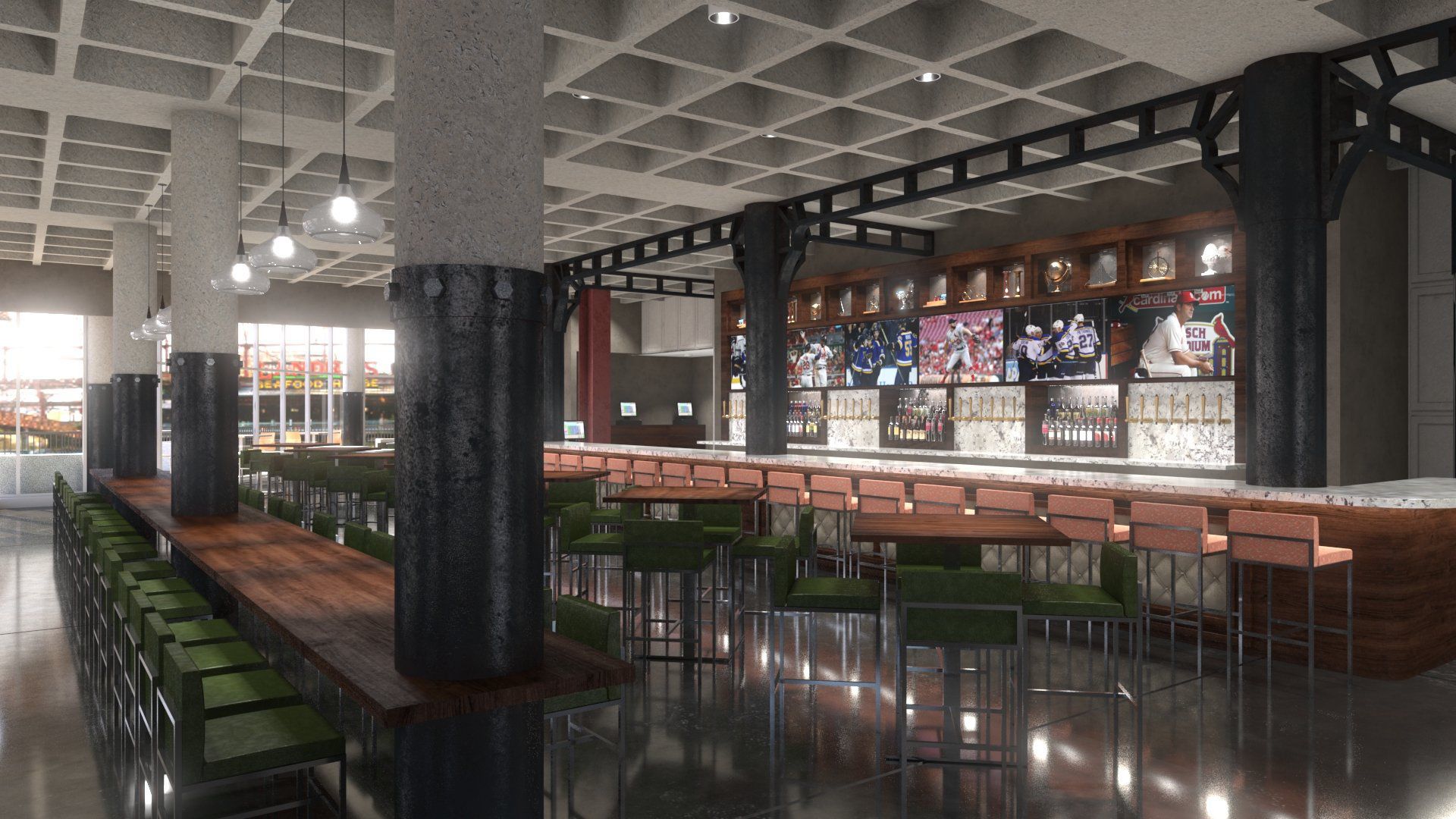 Renderings of the St. Louis Aquarium